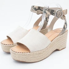 Dolce Vita Lesly Wedge Espadrille Platform Sandals Size 8.5