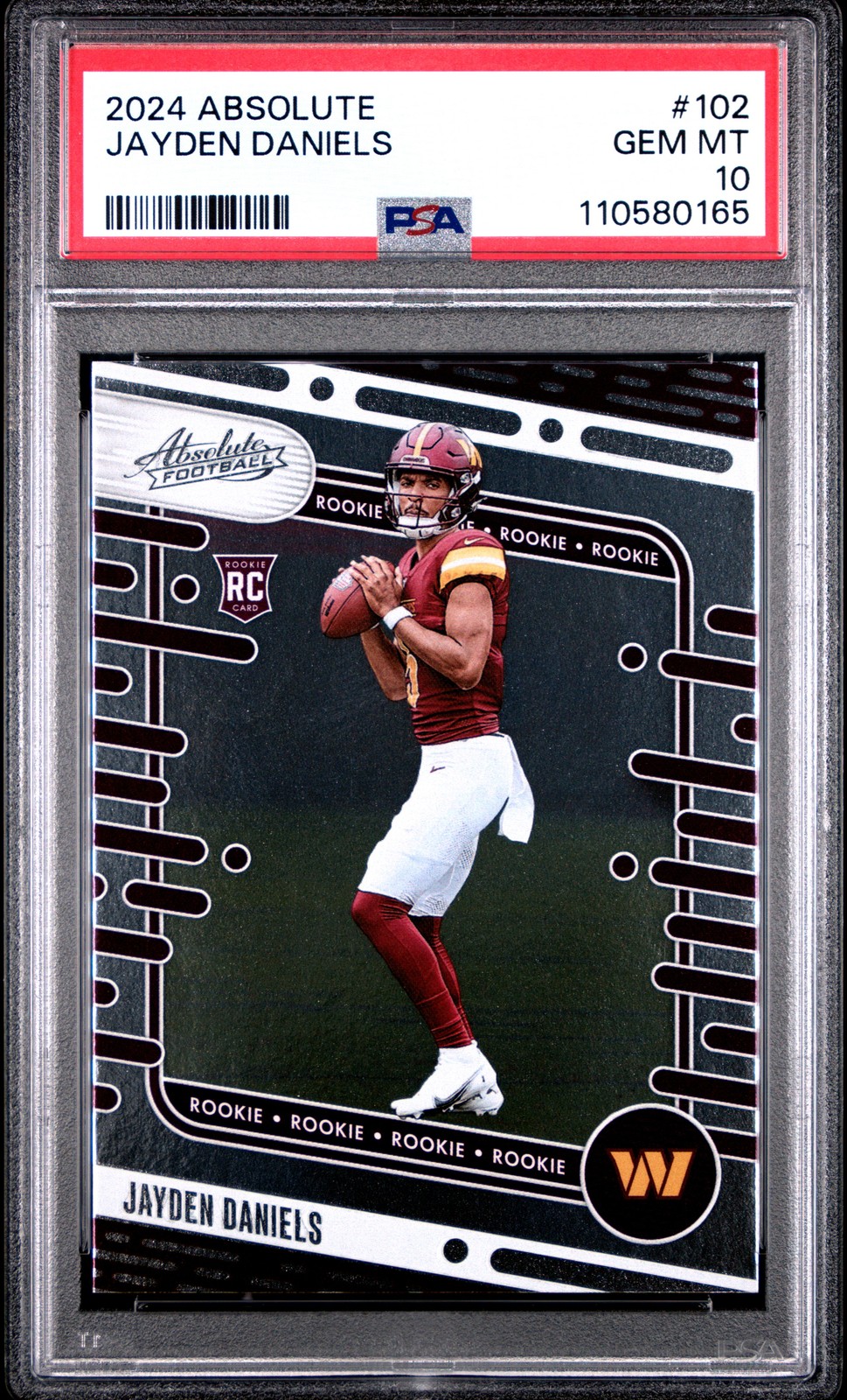 Jayden Daniels Panini Absolute #102 Base