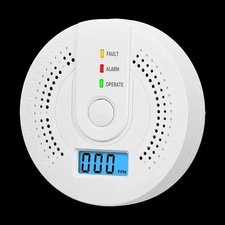Independent CO Alarm Sensor Carbon Monoxide Alarm Detector High Sensitive Warnin