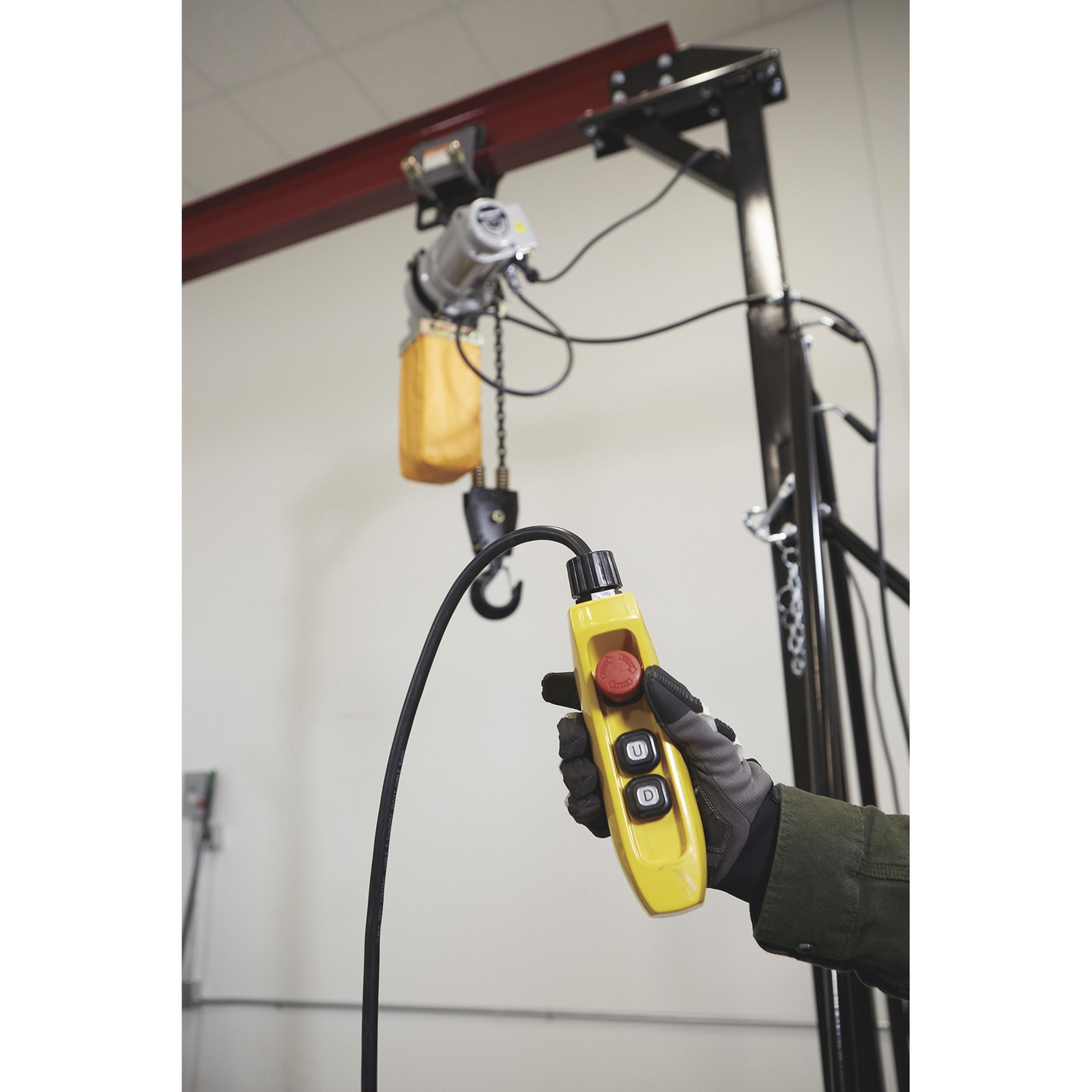 Strongway Electric Chain Hoist, 1-Ton Load Capacity, 9.8ft. Lift