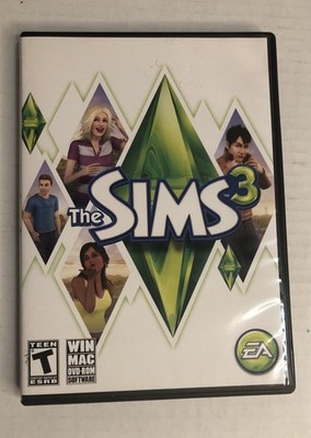 Sims 3 DVD-Rom Software WIN MAC Computer Game EA Rated T PC Game 2009