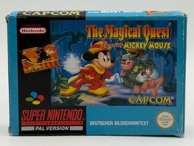 SNES The Magical Quest Starring Mickey Mouse - Capcom