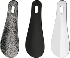 Mini Shoe Horn Set of 3 Stainless Steel Metal Shoehorn Shoespooner 4 Inch