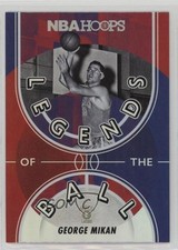2021-22 Panini NBA Hoops Legends of the Ball George Mikan #8 HOF 12z3