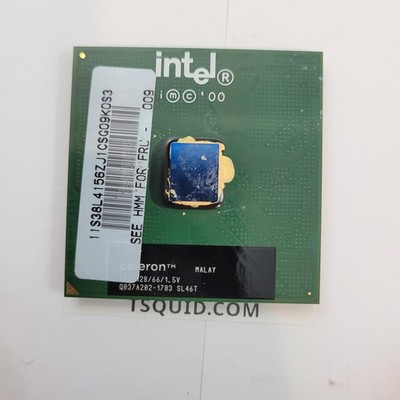 Intel Celeron SL46T 566/128/66/1.5V Socket 370 CPU Processor Malay