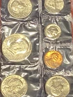 1980-D Kennedy UNC Set 7- coins