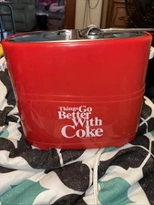 Nostalgia Electrics Coca Cola HDT600COKE Pop-Up Hot Dog Toaster! Tested, Works