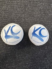 Kc Vintage Kc Logo Light Covers Lot Round 5 4 Sets Blue Yellow Black White Rad