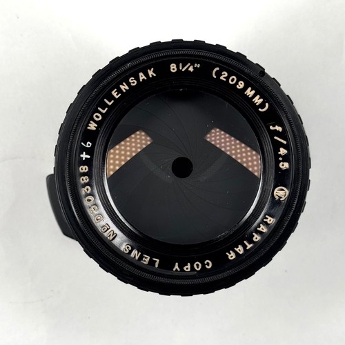 Wollensak Raptar Copy Lens 8 1/4" (209mm) f/4.5 +6 - 第 6/8 張圖片