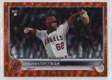 2022 Topps Series 2 Orange Foilboard /299 Oliver Ortega #554 sh7