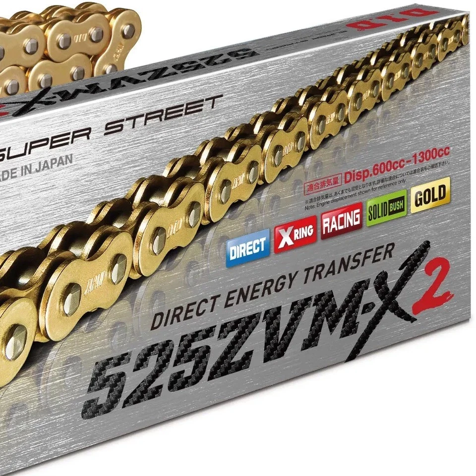 CATENA TRASMISSIONE DID ORO 525ZVM-X2 CAGIVA NAVIGATOR 1000 2000-2004 Foto 3 de 4