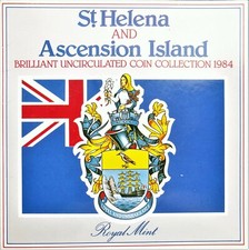 St Helena 1984  Uncirculated Set - Business seller