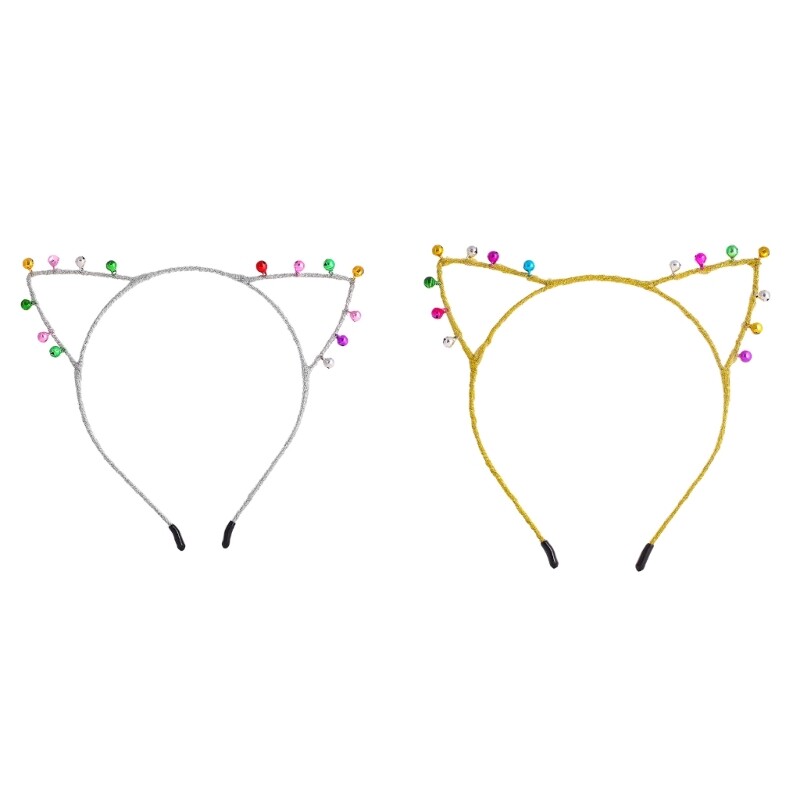 Glimmering Sequin Bell Headband for Parties Proms and Carnivals