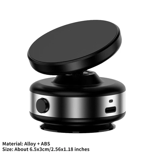 360° Rotation Electric Vacuum Magnetic Suction Cup Car Phone Holder Stand Mount - Picture 11 of 14