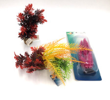 Aquarium Decorative Aquatic Plants Lot of 3