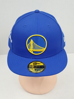 Golden State Warriors NEW ERA 59FIFTY Fitted Hat 7 1/8 (Royal Blue) NWT