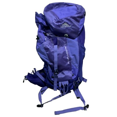 High Sierra Karadon Frame Pack, Hiking Purple Scuba/Sapphire/Pool, 30L  (M-L)