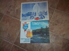 VINTAGE GRAIN BELT + OLD STYLE BEER PLACEMAT SIGNS Minnesota Mn. Wisconsin Wi