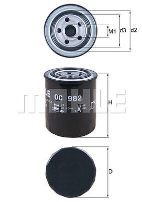 Knecht OC 501 ÖLfilter FüR Alfa Romeo Autobianchi Chrysler Dodge-image
