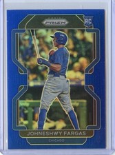 2022 Panini Prizm Blue Parallel NO. 144 Johneshwy Fargas - Chicago Cubs