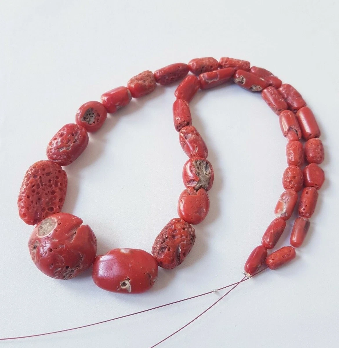 Genuine coral beads deals