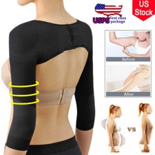 Shoulder Control Compression Arm Shaper Slimmer Shapewear Wrap Sleeves Girdle US