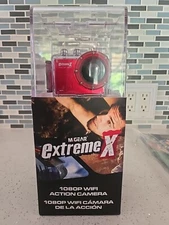 MiGear Extreme X Explorer 1080p Action Camera Bundle with Waterproof Case Red