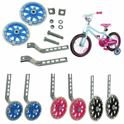 2X Stützräder Sicherheitsstützräder für Universal 12-20'' Kinderfahrrad Hilfsrad