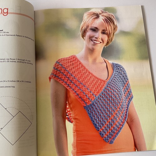 Knit Ponchos George Shaheen American School Of Needlework 1377 7 Designs - Picture 6 of 9