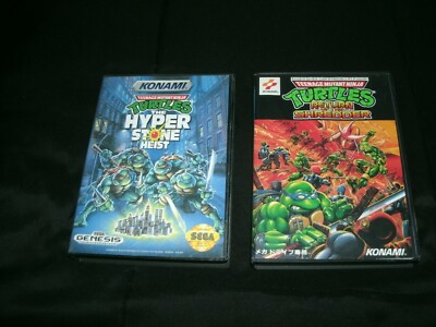 Teenage Mutant Ninja Turtles: Hyperstone Heist Genesis + Mega Drive Versions CIB