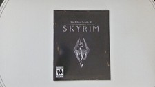 Elder Scrolls V Skyrim Instruction Manual Sony Playstation 3 