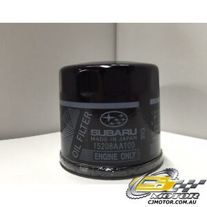 Genuine Original BLACK Oil Filter For Subaru Impreza Legacy Forester 15208AA100