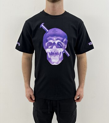 T-shirt Vlone X Call Of Duty Violet/noir Taille L - Coton 100%, Neuf Sans étiquettes
