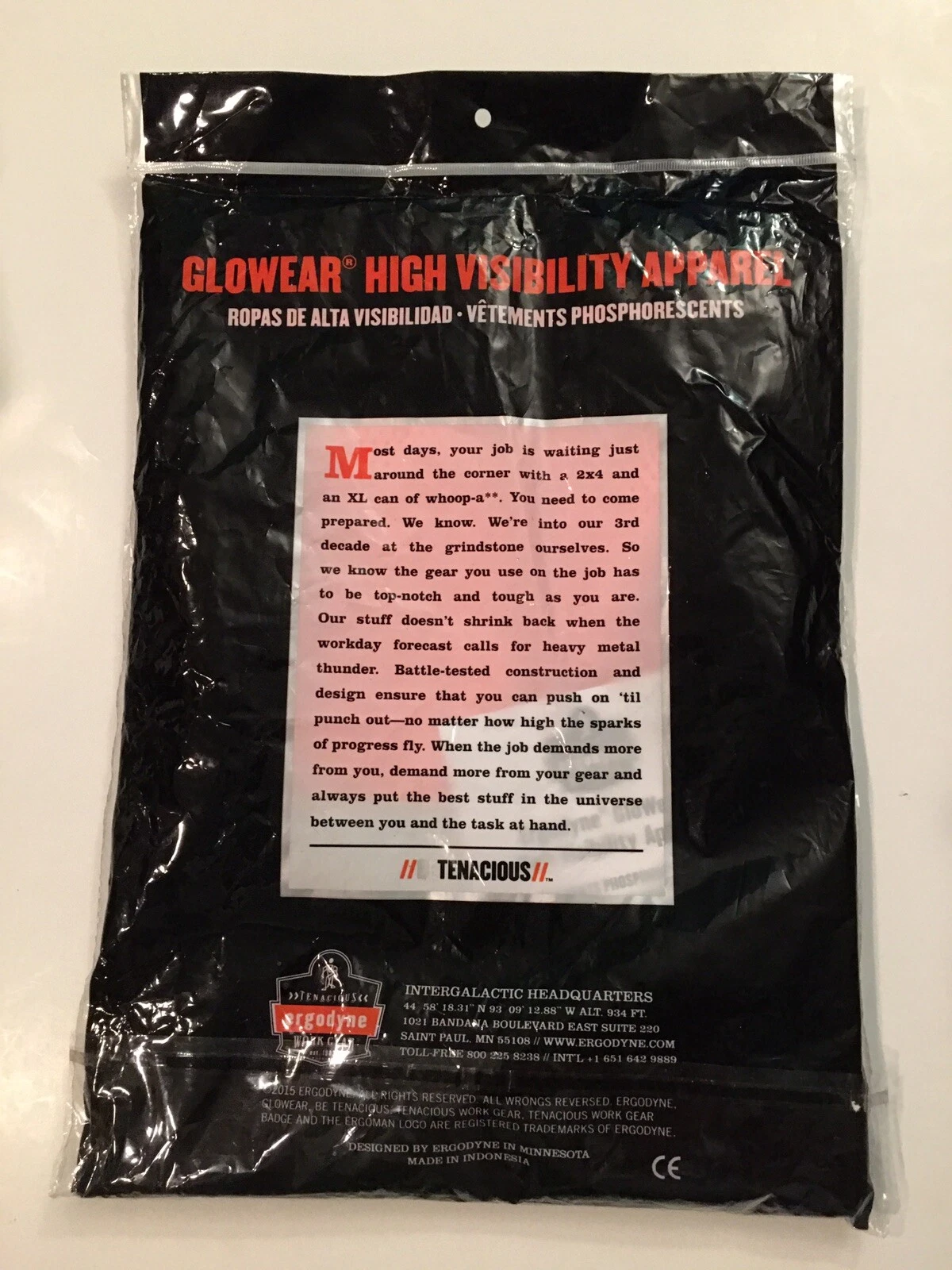 Glowear Ergodyne Glowear Class 2 Orange Super Econo Vest - 2XL/3XL - product detail image 3