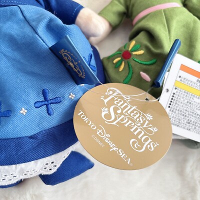 Japan Tokyo Disney Resort Store Plush Toy Set Elsa Ana Frozen