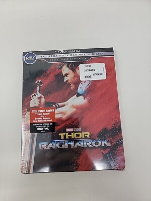 Thor: Ragnarok (4K Ultra HD Blu-ray, SteelBook Digital) Very Nice MINTY Best Buy