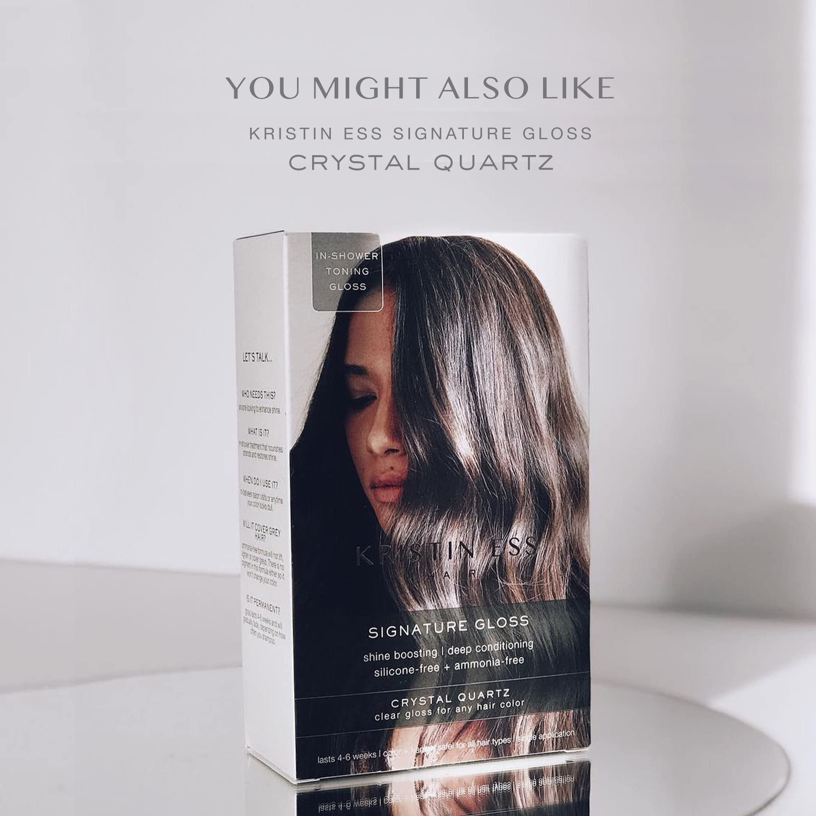 Kristin Ess Copper Penny Hair Coloring Gloss In Shower Treatment 1 Fl Oz