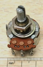 1972 Clarostat 50K Ohm Linear Taper Potentiometer Cleaned Tested