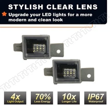 LED License Plate Light For 2014-2021 Chevy Silverado GMC Sierra 1500 2500 3500
