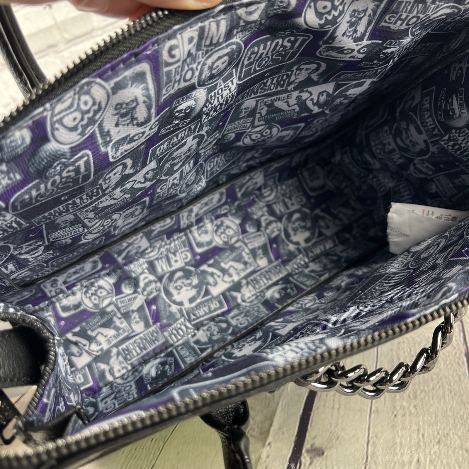 Disney Loungefly The Haunted Mansion Purse Bag Glow I… Gem