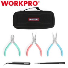 WORKPRO 5PIECE Jewelry Pliers Jewelry Kit Round Nose Pliers Jewelry Wire Cutters