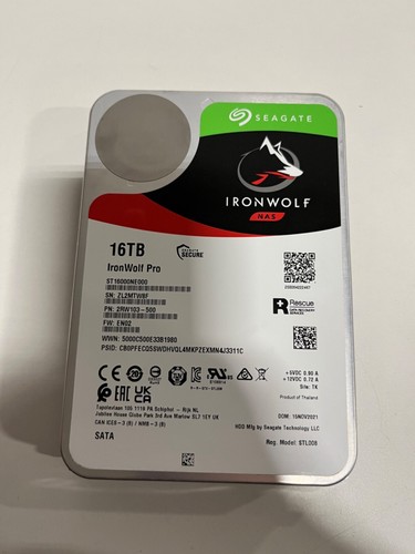 Seagate ST16000NE000 Seagate IronWolf Pro 16 TB Interne