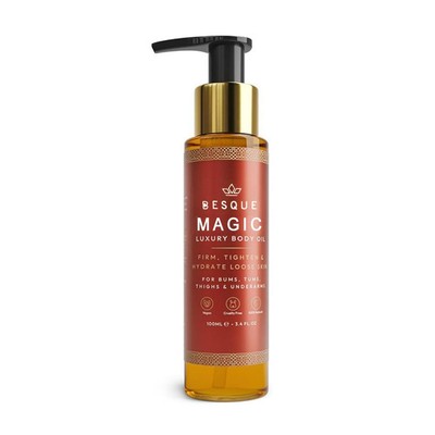 Magic Luxury Body Oil By BESQUE 100ml for Body Tighten & - Hydrate Skin 
