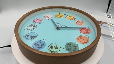 Yoshitomo Official Exhibition 2024 Nara Y.N. Art Wall Clock with