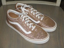 Vans Old Skool Glitter Gold NWOB Womens Size 7