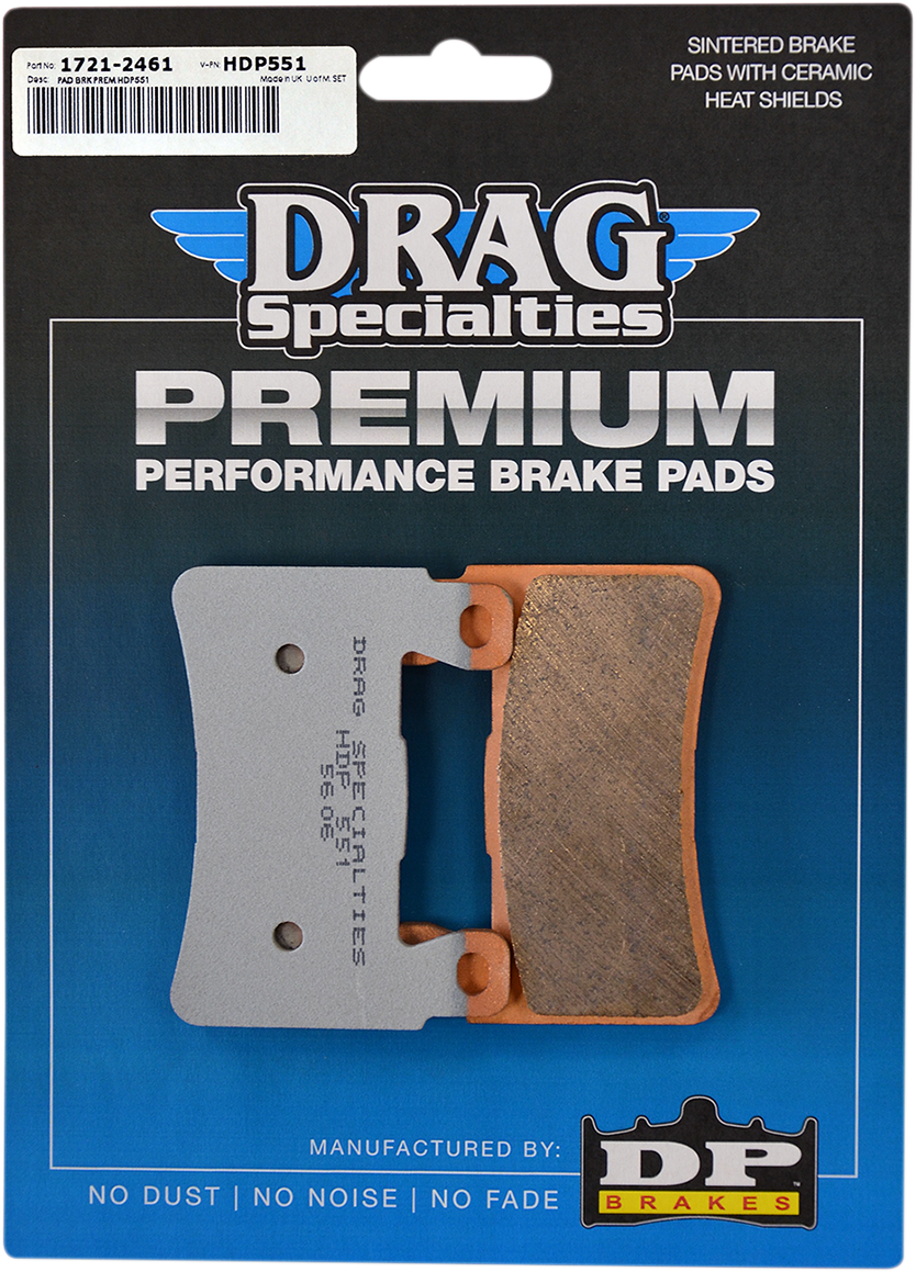 Drag Specialties Sintered Brake Pads - Softail Harley-Davidson ...