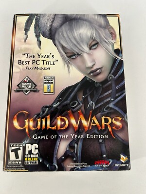 Guild Wars 1 Original PC CD Game NCsoft 2005 Small Box CIB/ New