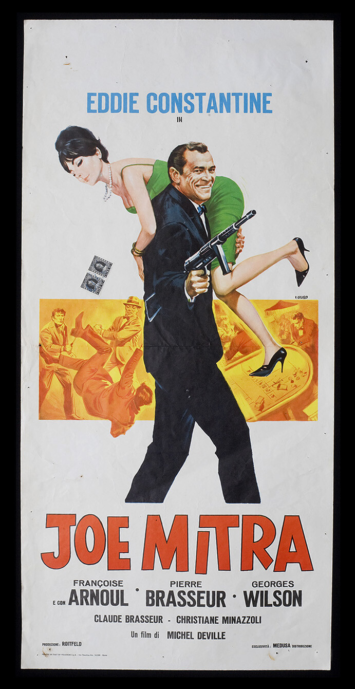 Locandina originale film Joe mitra (1964) - Regia di Michel Deville