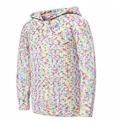 NEW! GIRLS YOUTH DKNY CHENILLE HOODED 