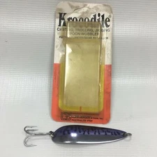 Luhr Jensen 1oz Krocodile Chrome Purple Mackerel Casting Spoon Fishing Lures